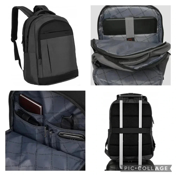 NWT David Jones Paris laptop large backpack Men/Women High Quality - Picture 9 of 12